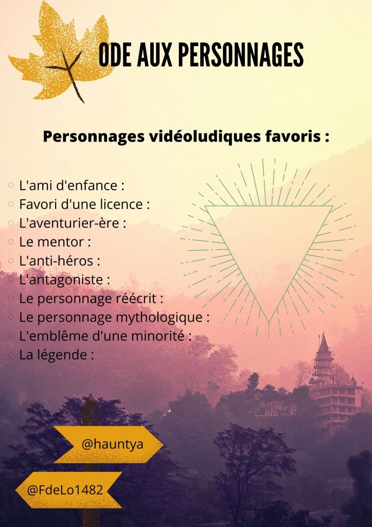 Ode aux personnages (